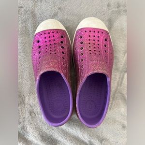 Purple native shoes